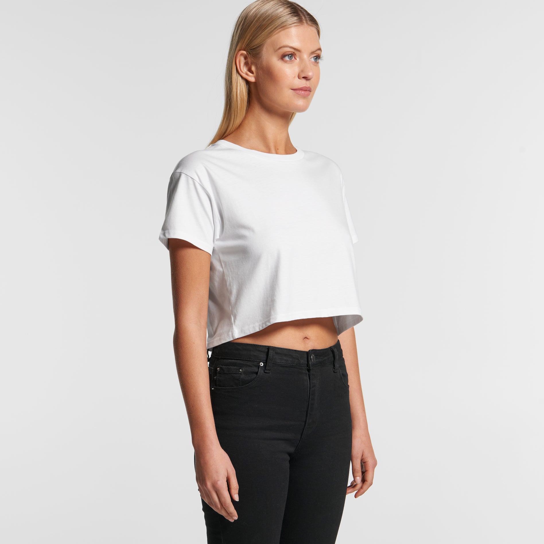 Premium Cropped Cotton Tee